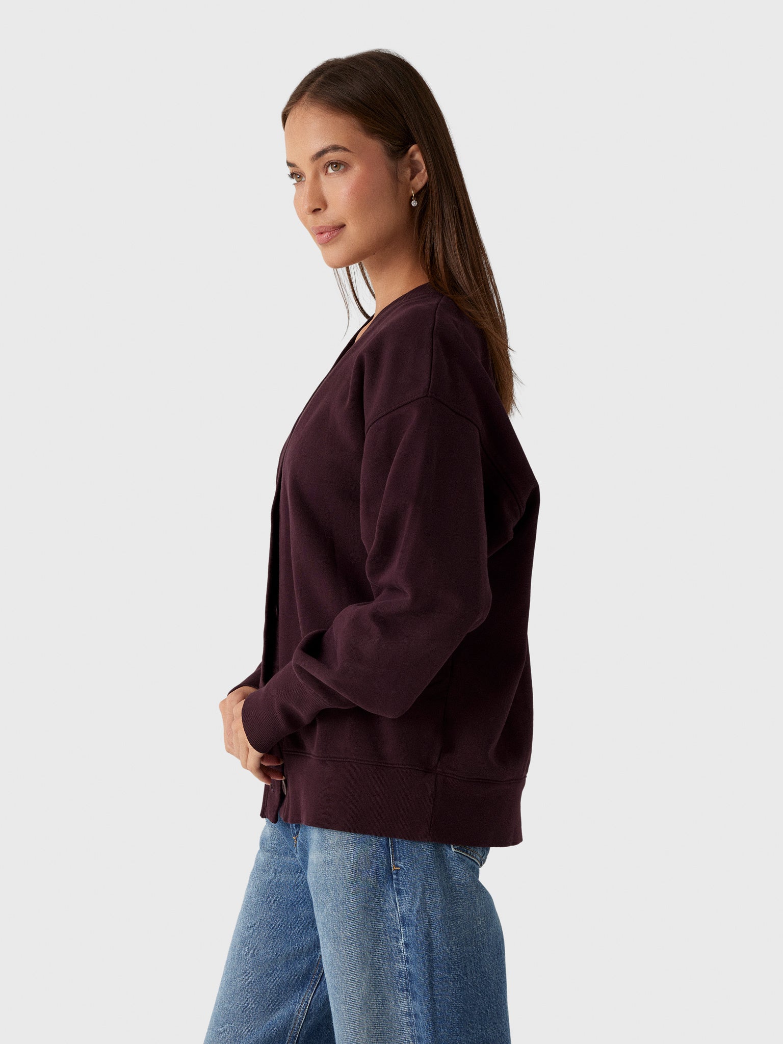 Citizens Of Humanity Women's Fleece Cardigan - Saint Bernard