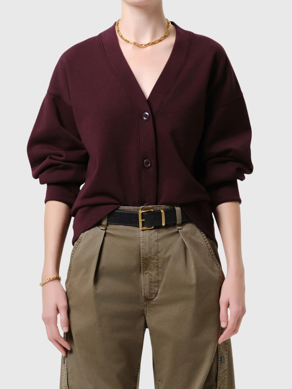 Citizens Of Humanity Women's Fleece Cardigan - Saint Bernard