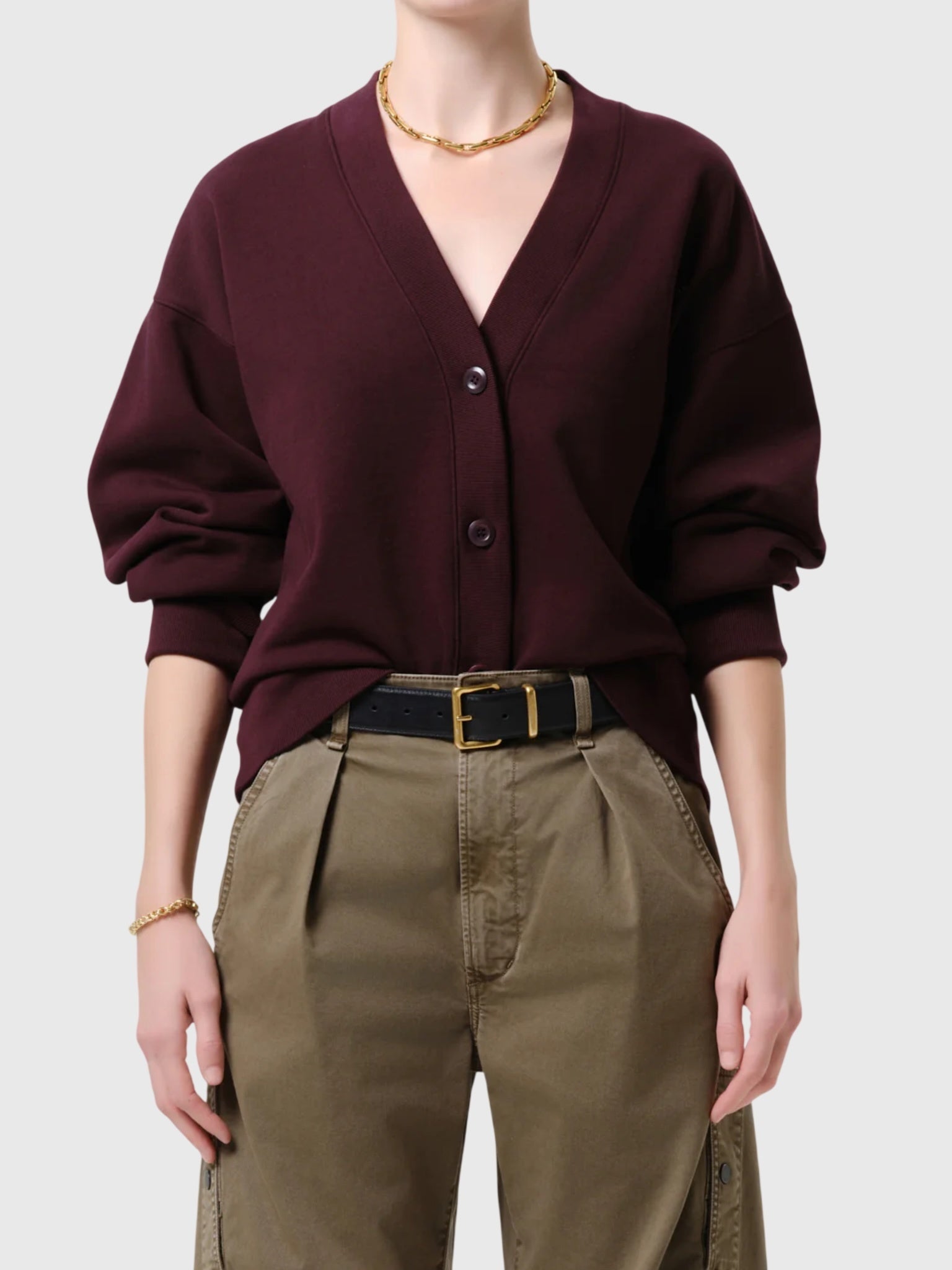 Citizens Of Humanity Women's Fleece Cardigan - Saint Bernard