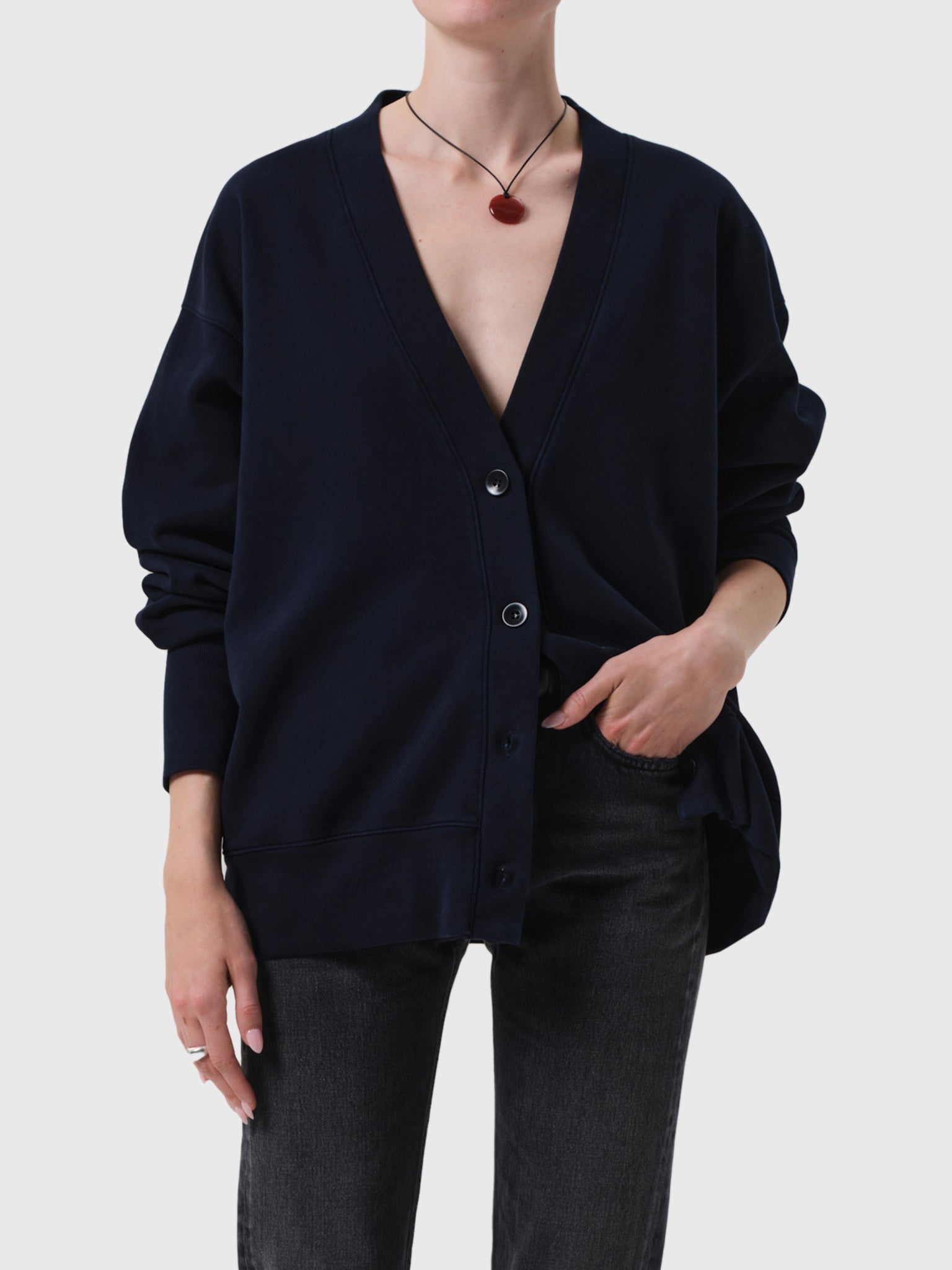 Citizens Of Humanity Women's Fleece Cardigan - Saint Bernard