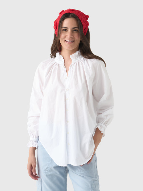 Citizens Of Humanity Women's Loretta Ruffle Top