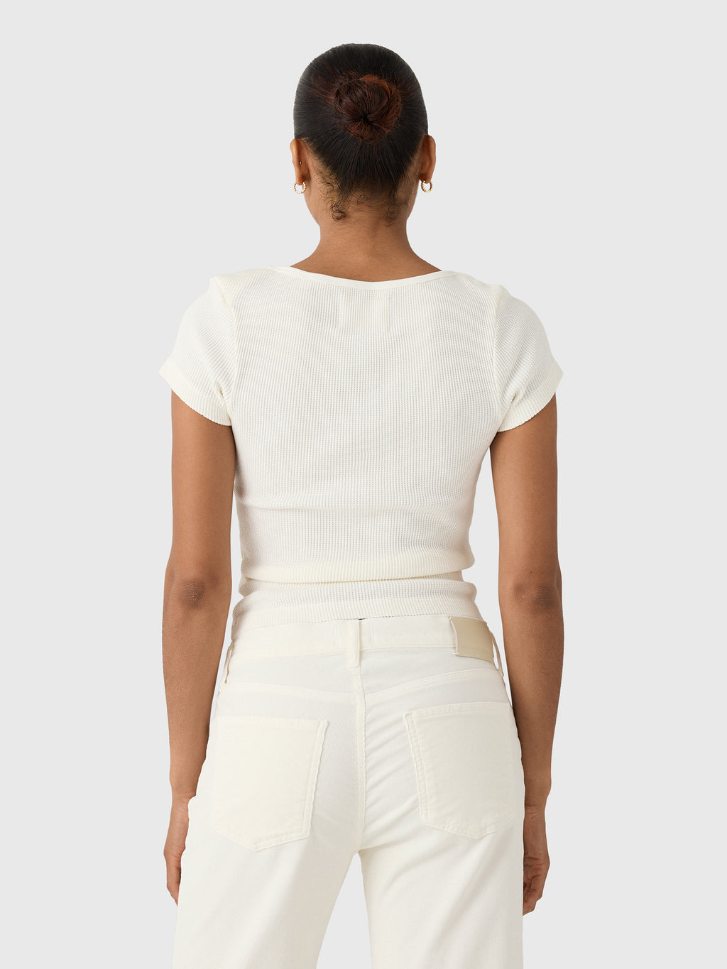 Citizens Of Humanity Women's Baby Waffle Tee - Saint Bernard