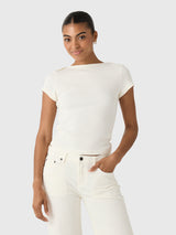 Citizens Of Humanity Women's Baby Waffle Tee - Saint Bernard