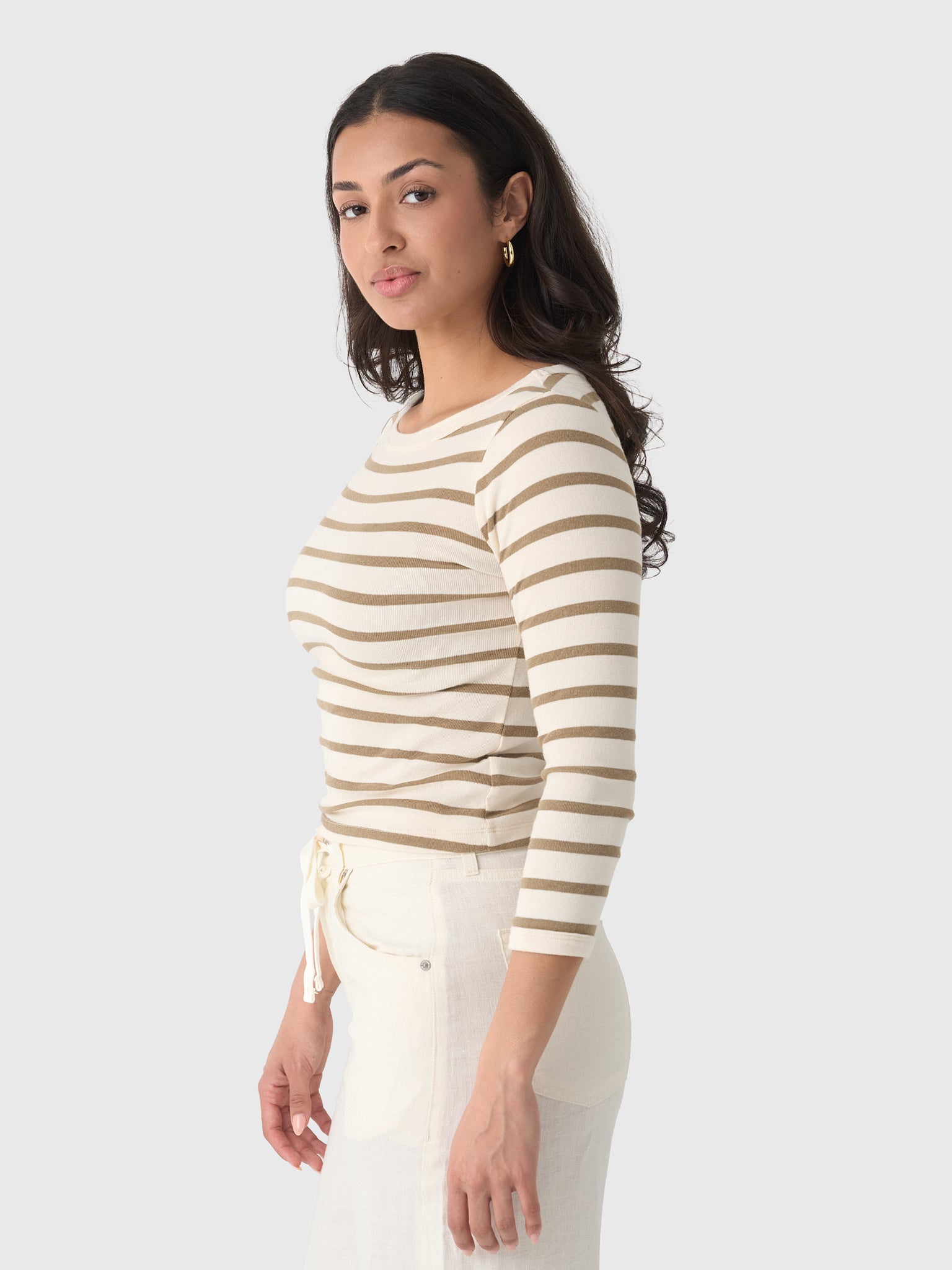 Citizens Of Humanity Women's Boat Neck Slim Tee - Saint Bernard