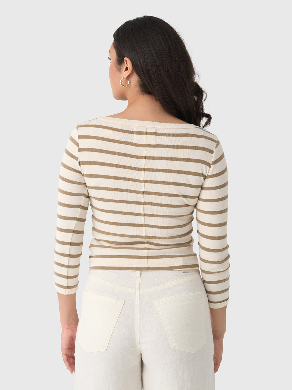 Citizens Of Humanity Women's Boat Neck Slim Tee - Saint Bernard