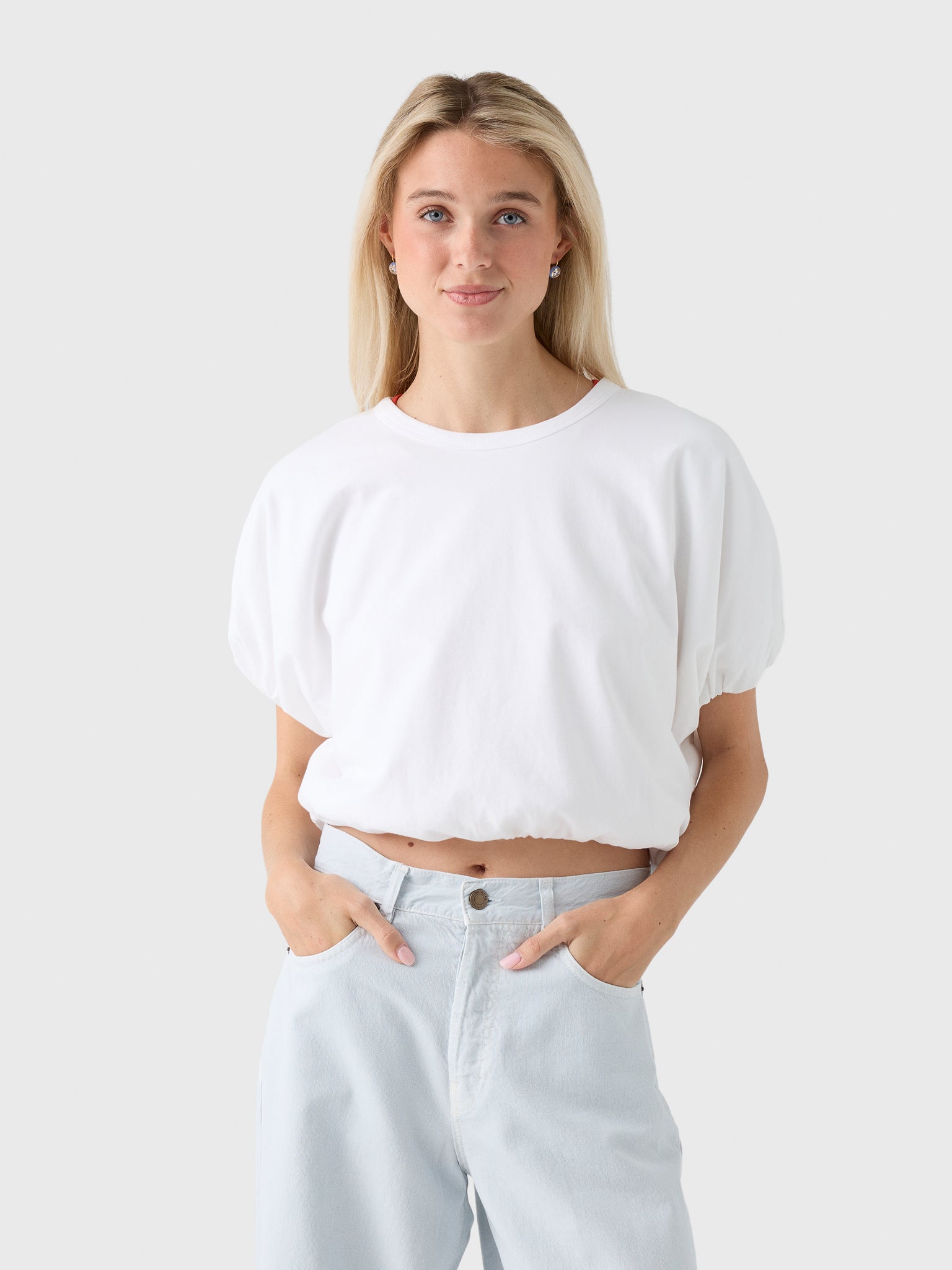 Citizens Of Humanity Women's Gia Bubble Tee - Saint Bernard