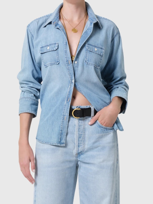 Citizens Of Humanity Women's Baby Pocket Jude Shirt