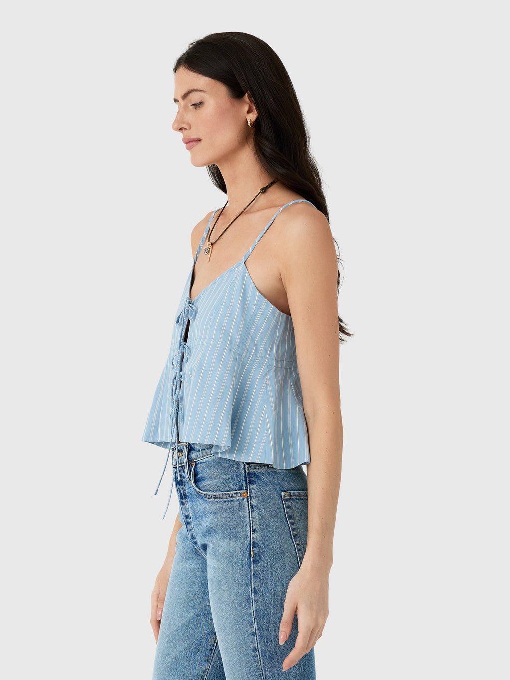 Citizens Of Humanity Women's Larissa Tie Front Cami - Saint Bernard
