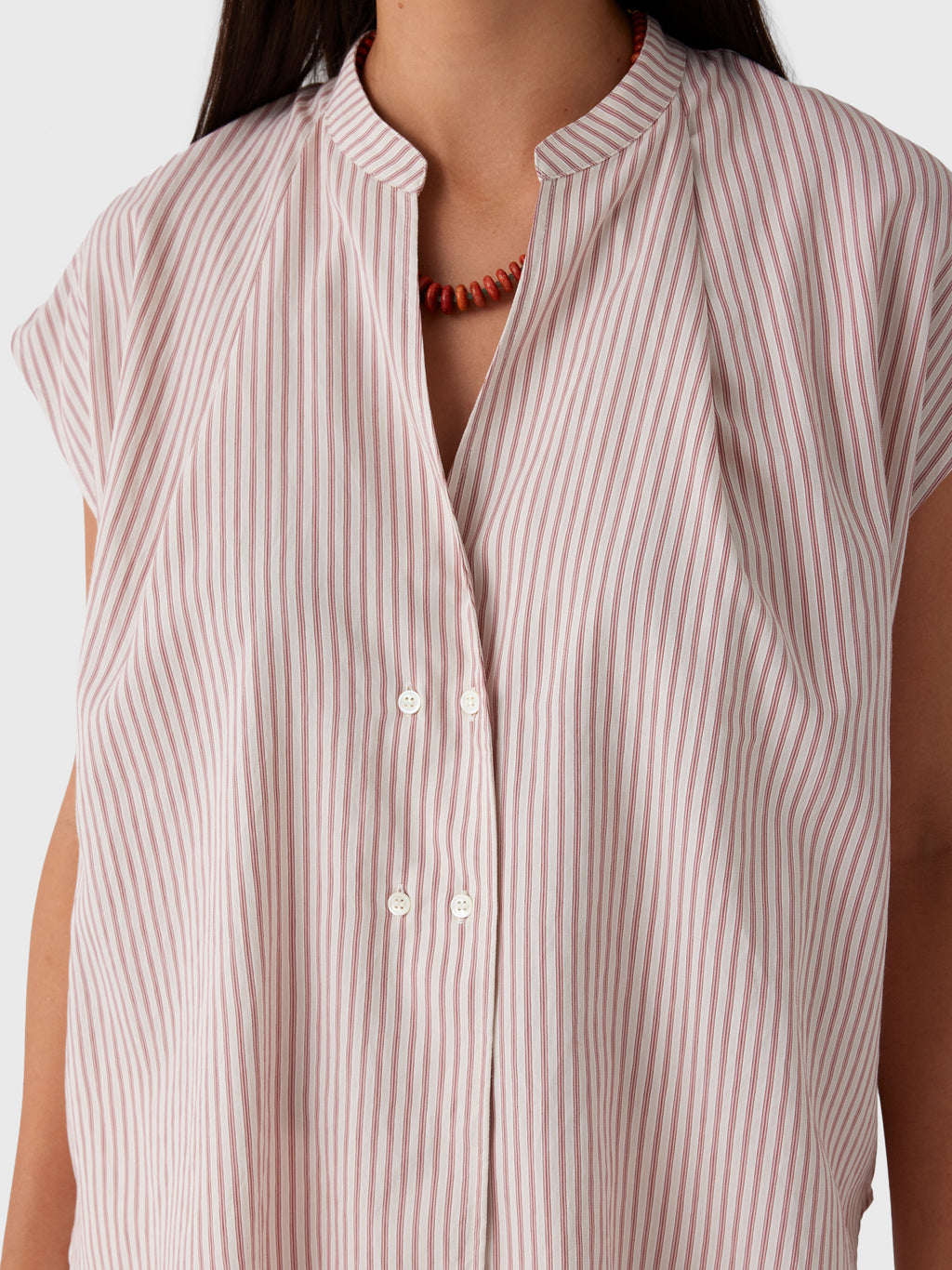 Citizens Of Humanity Women's Penelope Striped Blouse - Saint Bernard