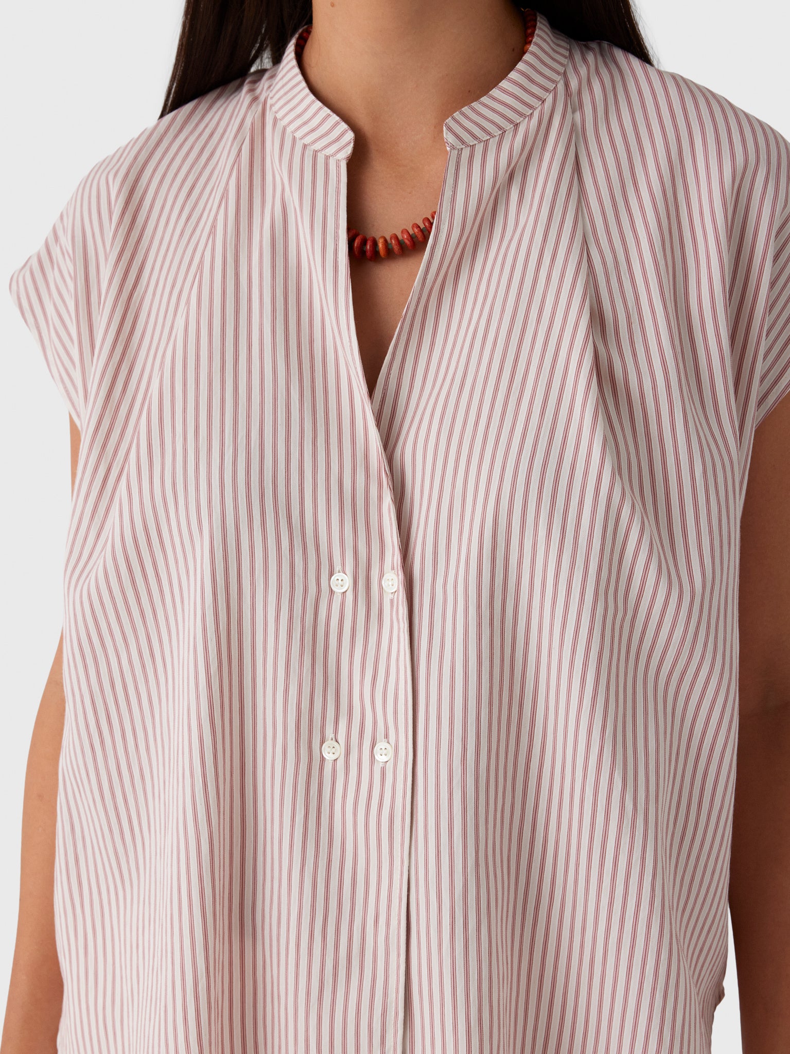 Citizens Of Humanity Women's Penelope Striped Blouse - Saint Bernard