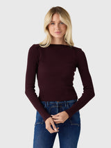 Citizens Of Humanity Women's Long Sleeve Baby Waffle Tee - Saint Bernard