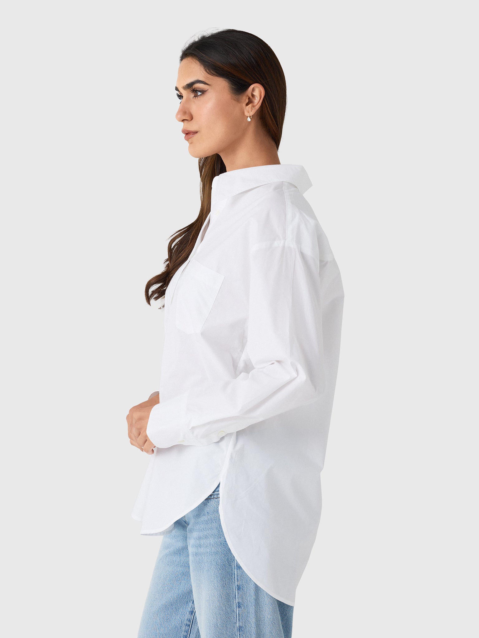Citizens Of Humanity Women's Thea Boyfriend Shirt - Saint Bernard