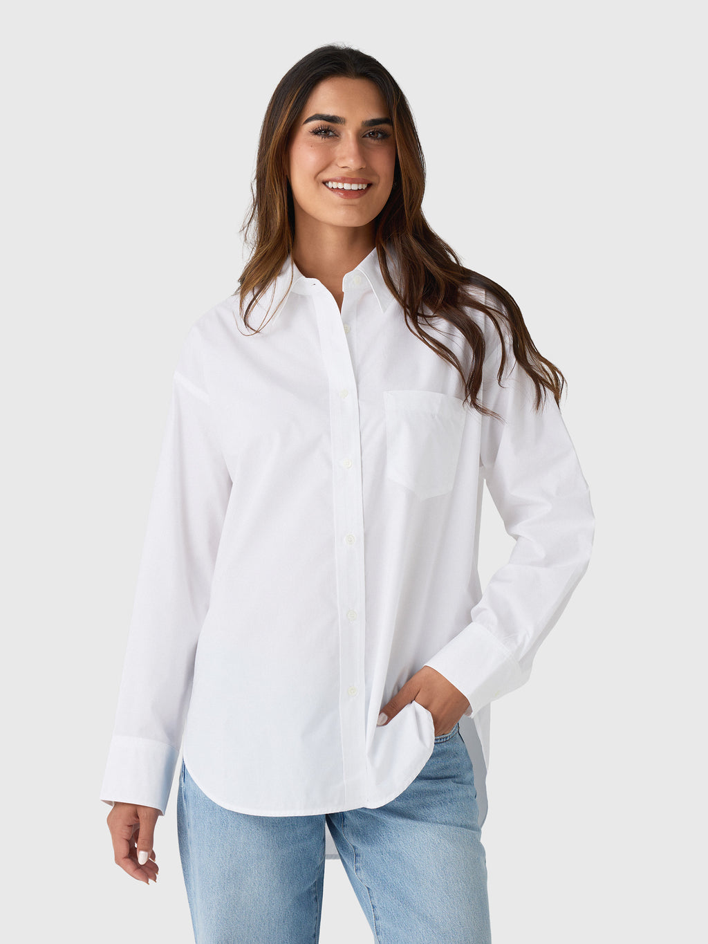 Citizens Of Humanity Women's Thea Boyfriend Shirt - Saint Bernard