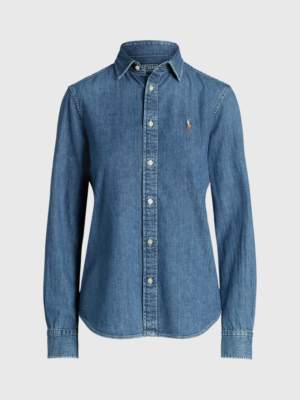 Ralph Lauren Women's Slim Fit Denim Shirt - Saint Bernard