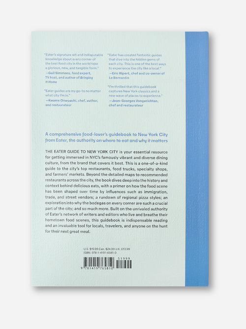 Abrams Publishing The Eater Guide to New York City