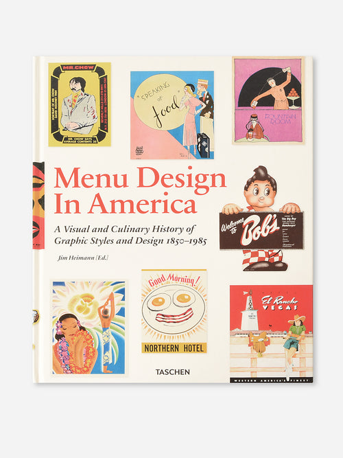 Taschen Menu Design in America, 1850–1985