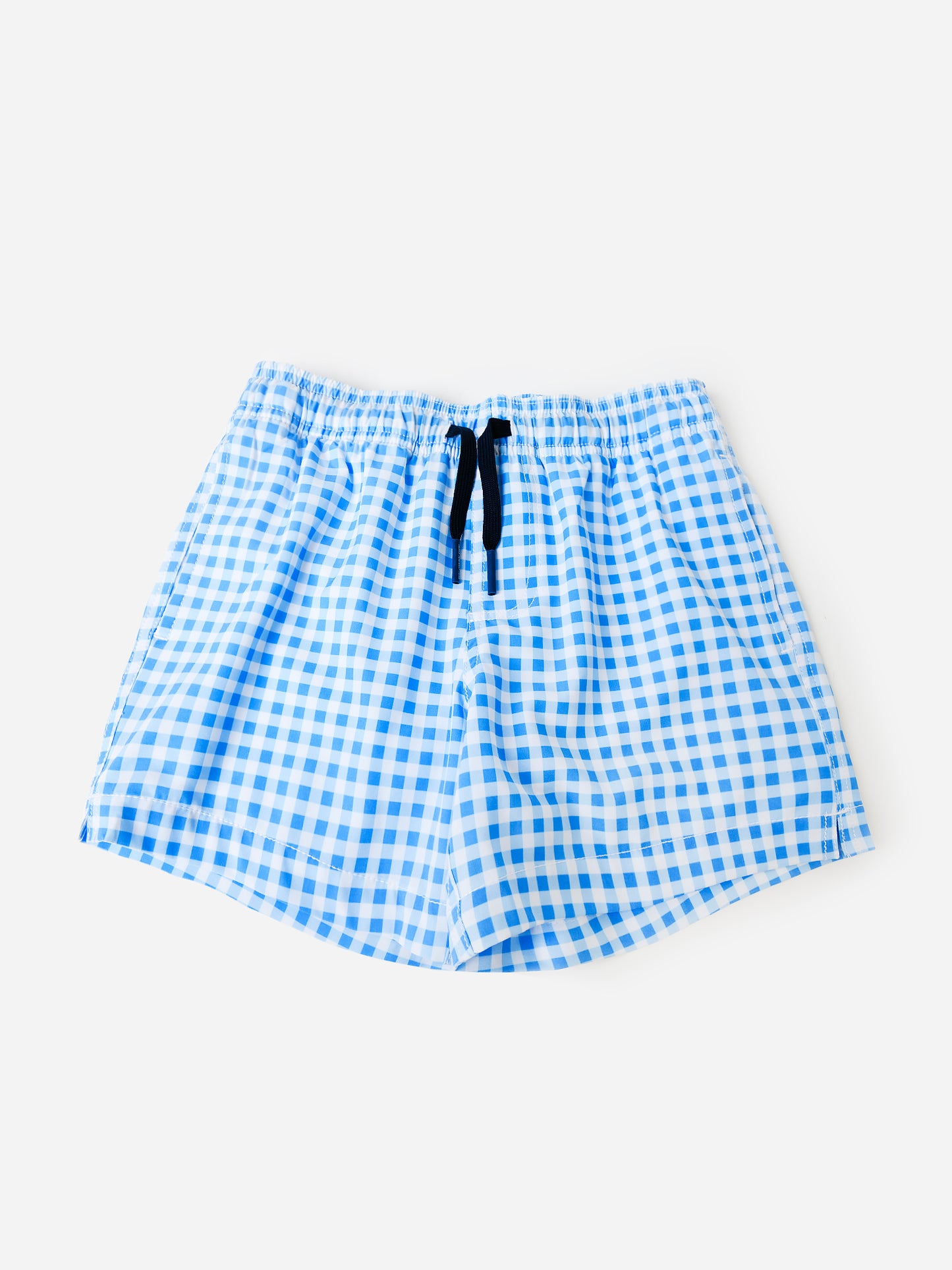 Southern Tide Boys' Baldwin Gingham Printed Swim Trunk - Saint Bernard