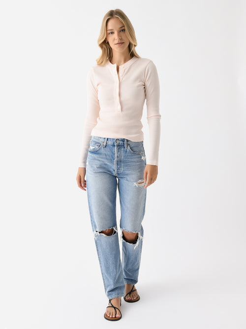 Agolde Women's 90s Mid Rise Straight Jean
