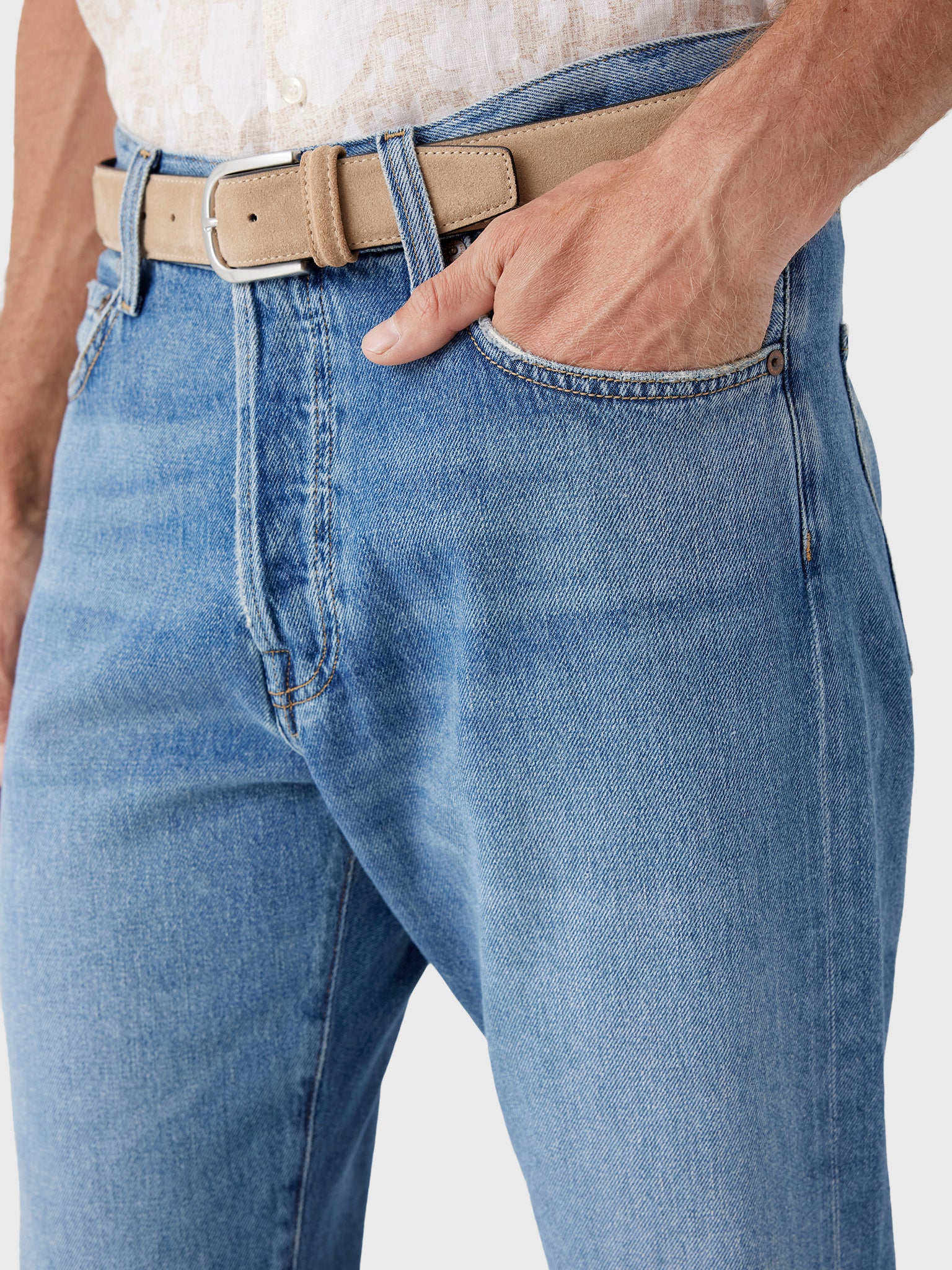 Andersons Men's Leather Belt - Saint Bernard