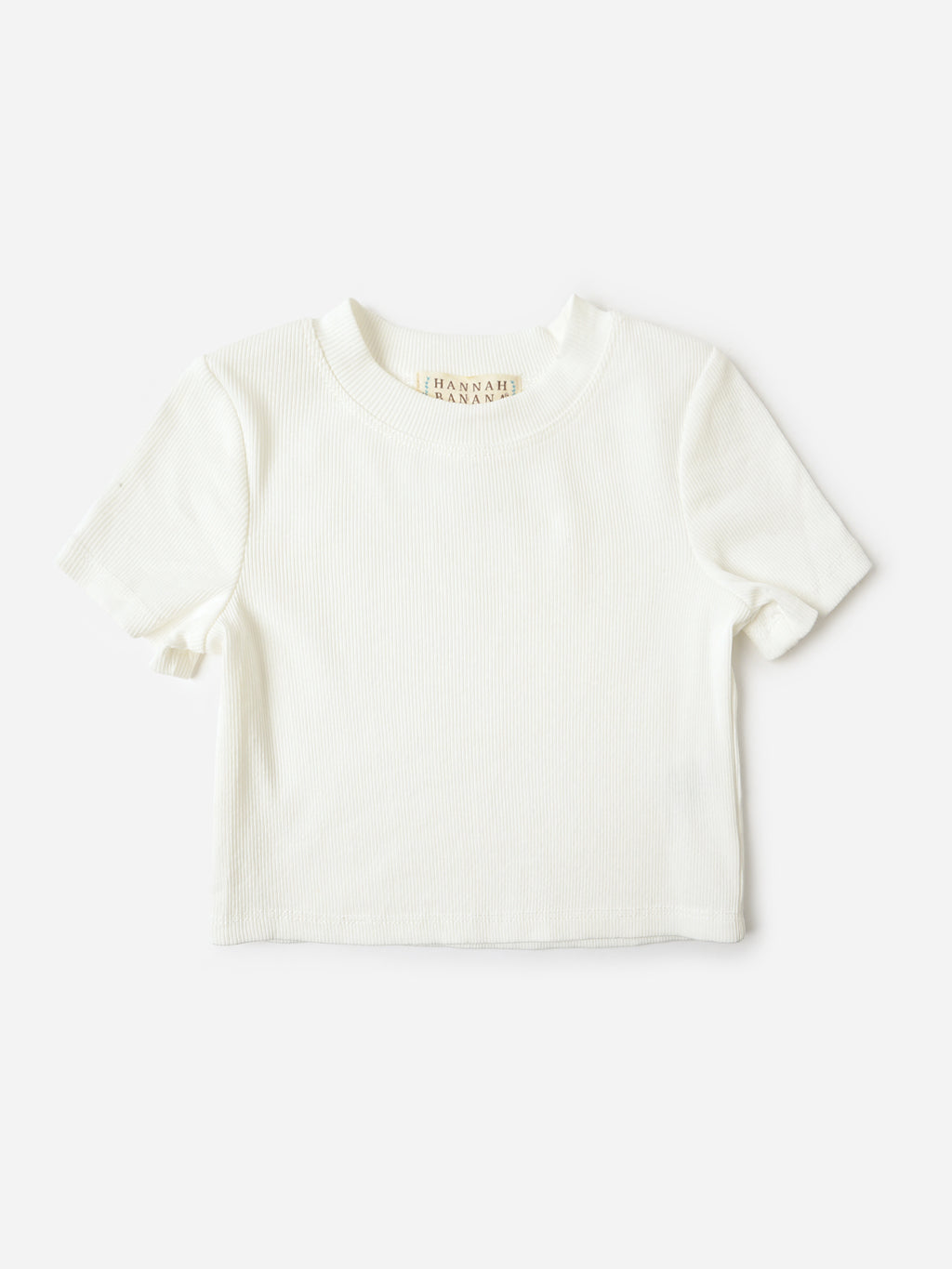 Hannah Banana Girls' Ribbed Crop Top - Saint Bernard