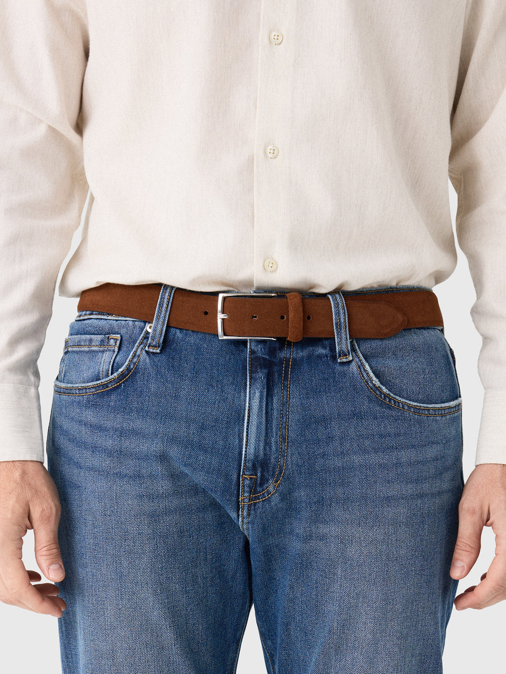 Andersons Men's Leather Belt - Saint Bernard