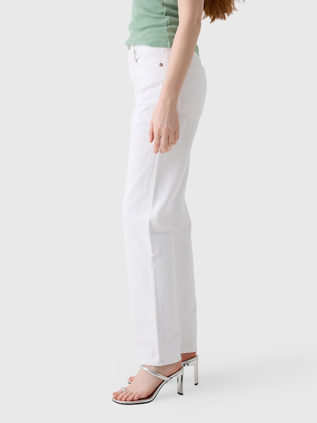 Agolde Women's Lana Straight Jean - Saint Bernard