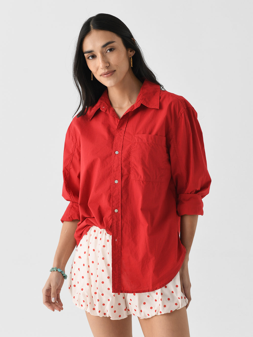 AMO Women's Ruth Oversized Shirt - Saint Bernard