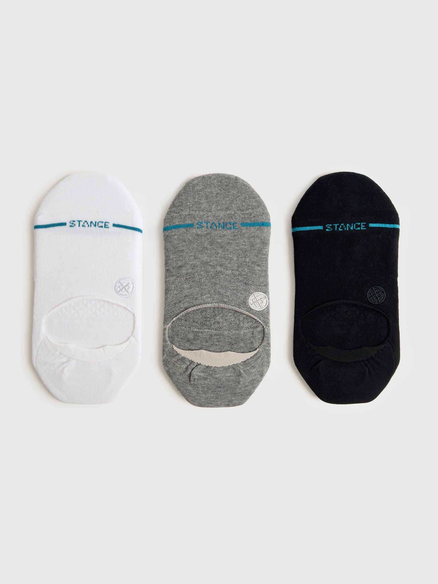 Stance Icon No Show 3-Pack Socks - Saint Bernard