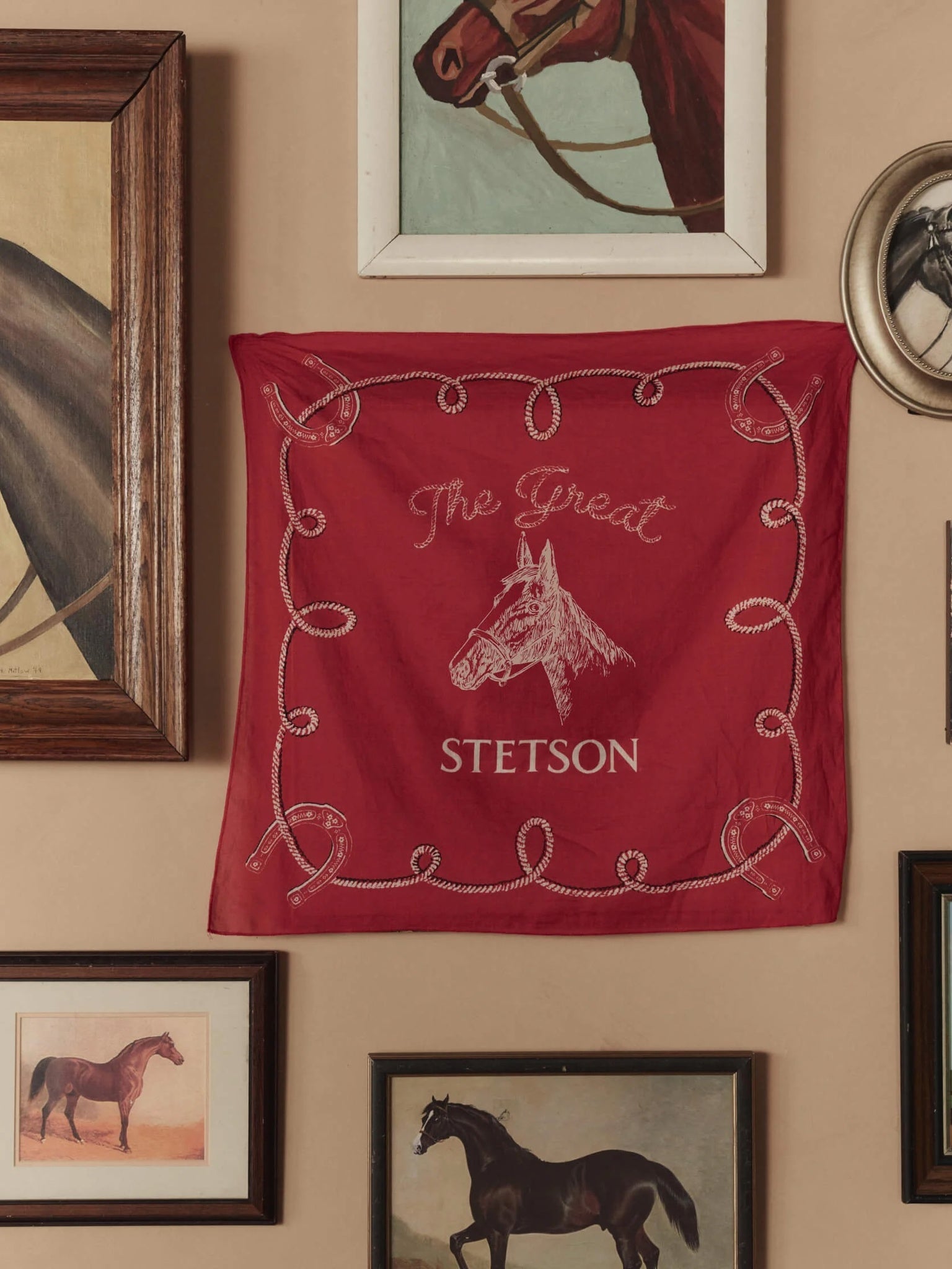 The Great The Stetson Western Bandana - Saint Bernard