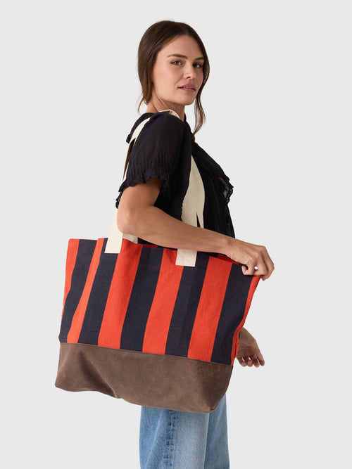 The Great The Stripe Tote - Saint Bernard