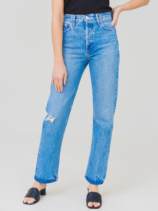 Agolde Women's 90s Pinch Waist High Rise Straight Jean