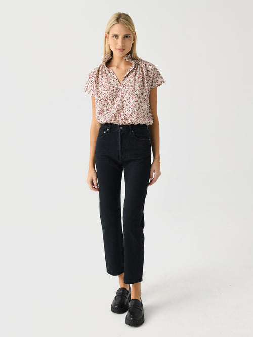 Agolde Women's 90s Pinch Waist High Rise Straight Jean