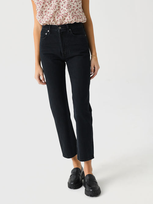 Agolde Women's 90s Pinch Waist High Rise Straight Jean