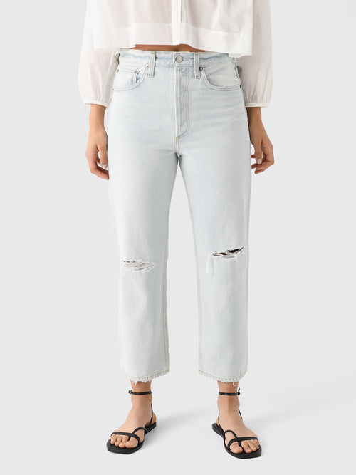 Agolde Women's 90s Loose Straight Crop Jean