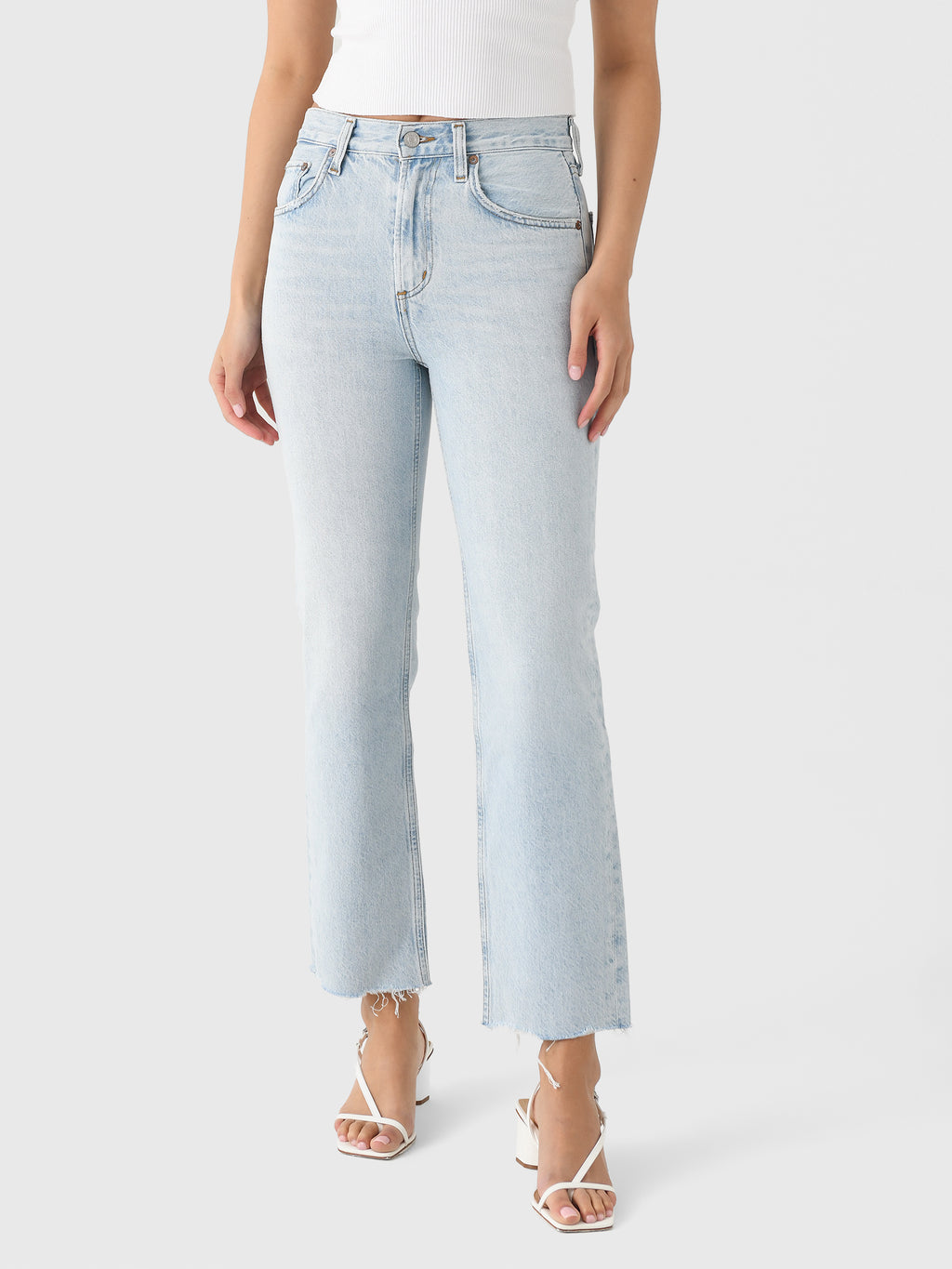 Agolde Women's Valen Vintage Straight Jean - Saint Bernard