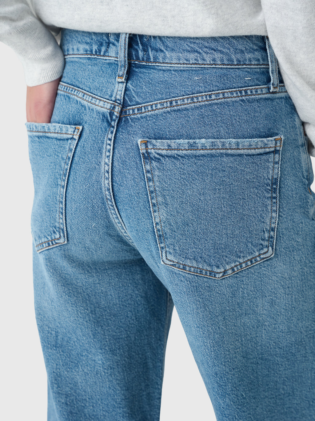 Agolde Women's Ren Wide Leg Jean - Saint Bernard