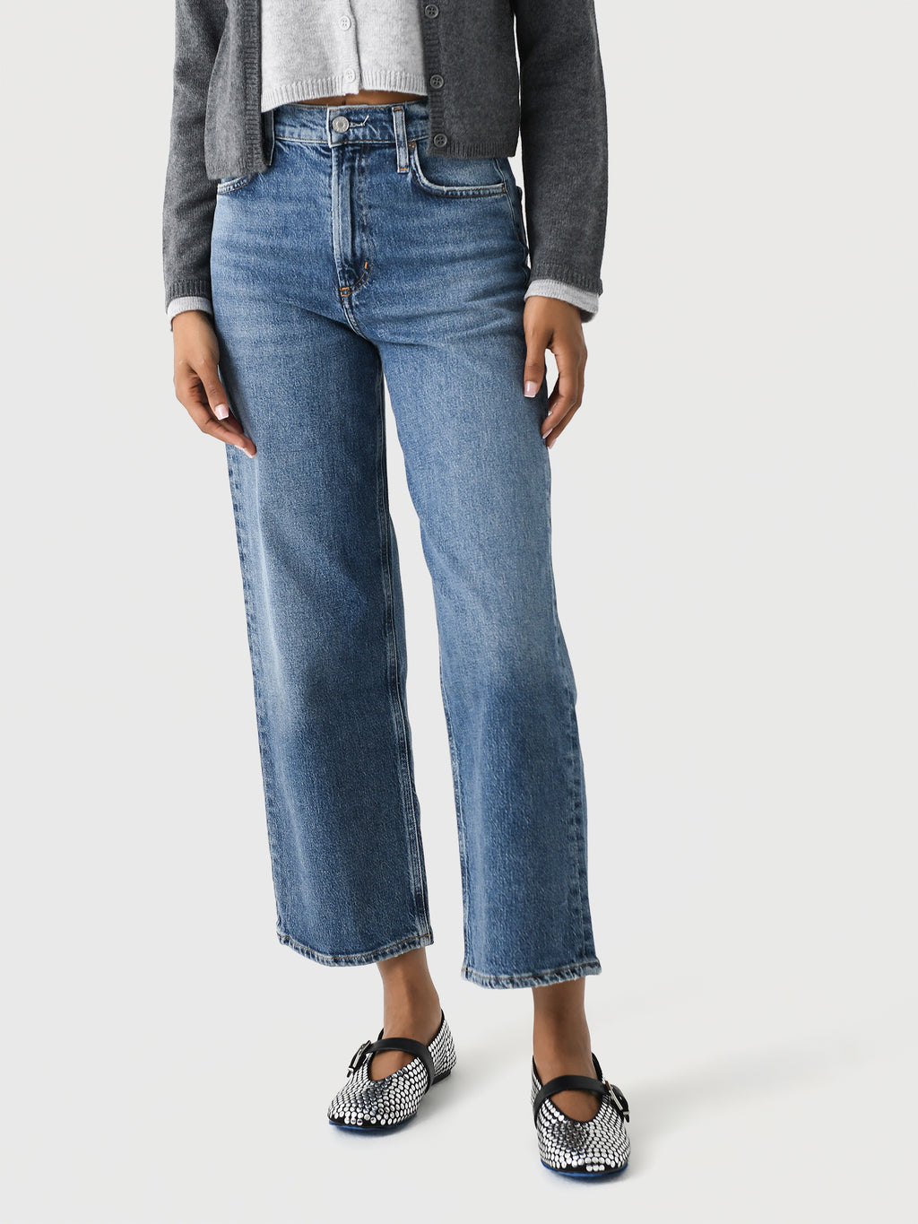 Agolde Women's Ren Jean - Saint Bernard