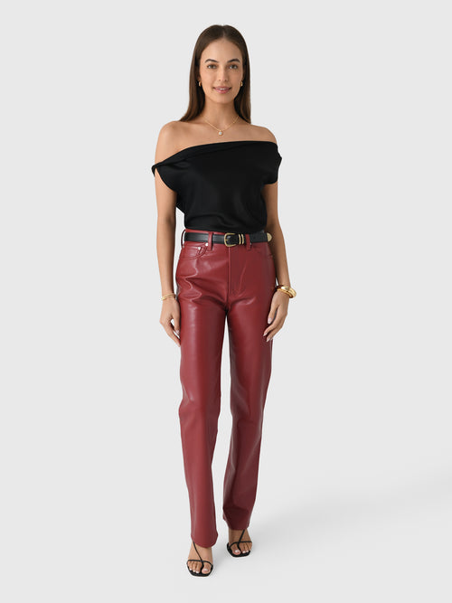 Agolde Women's 90s Pinch Waist Straight Long Pant