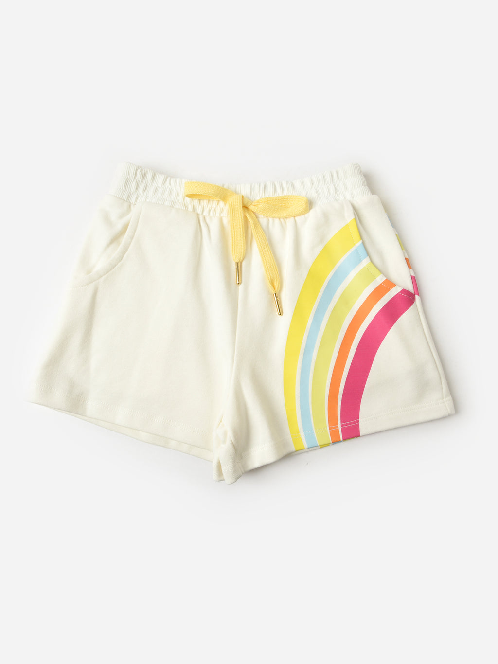 Hannah Banana Girls' Rainbow Print Short - Saint Bernard
