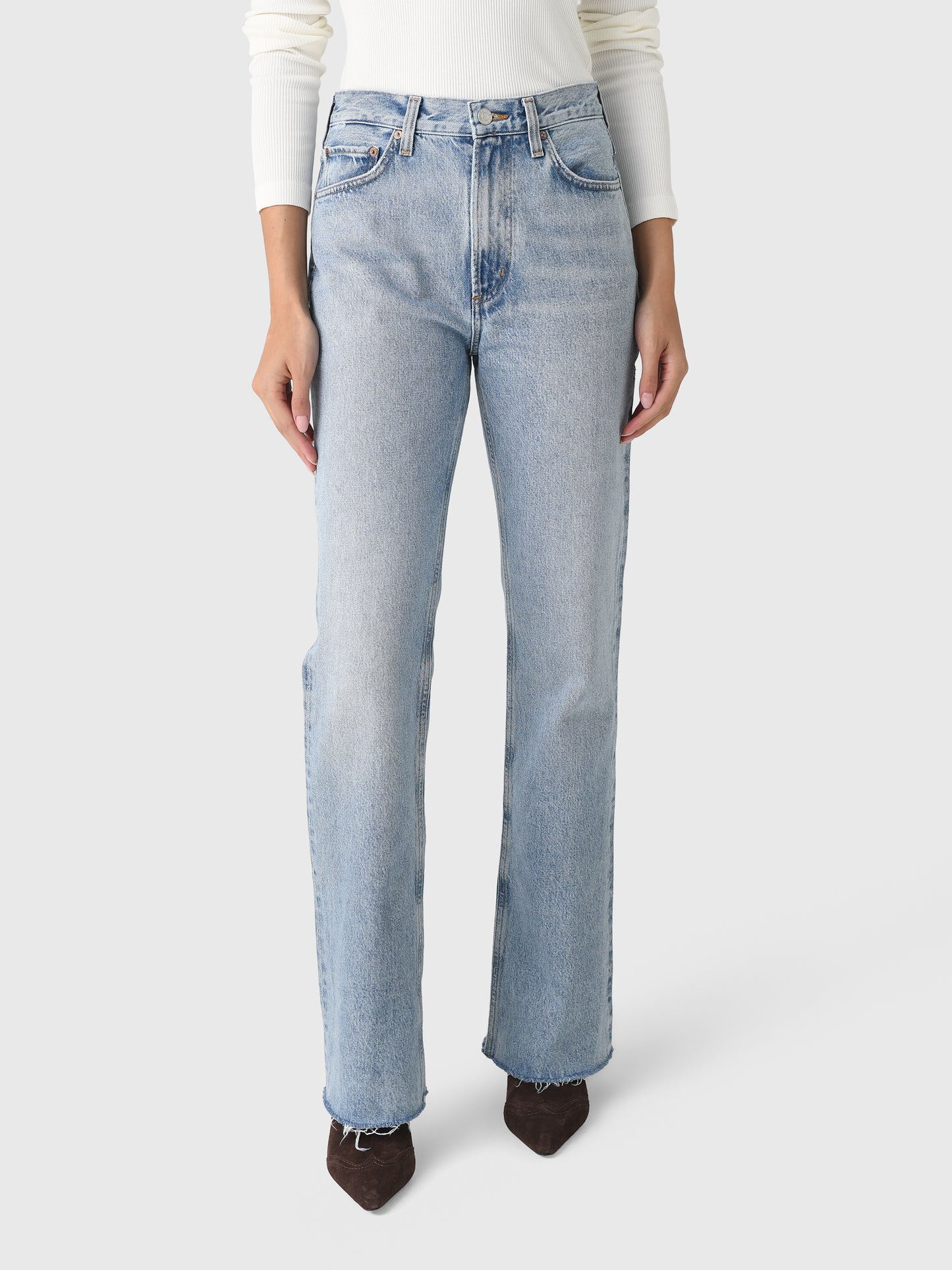 Agolde Women's Leena Flare Jean - Saint Bernard