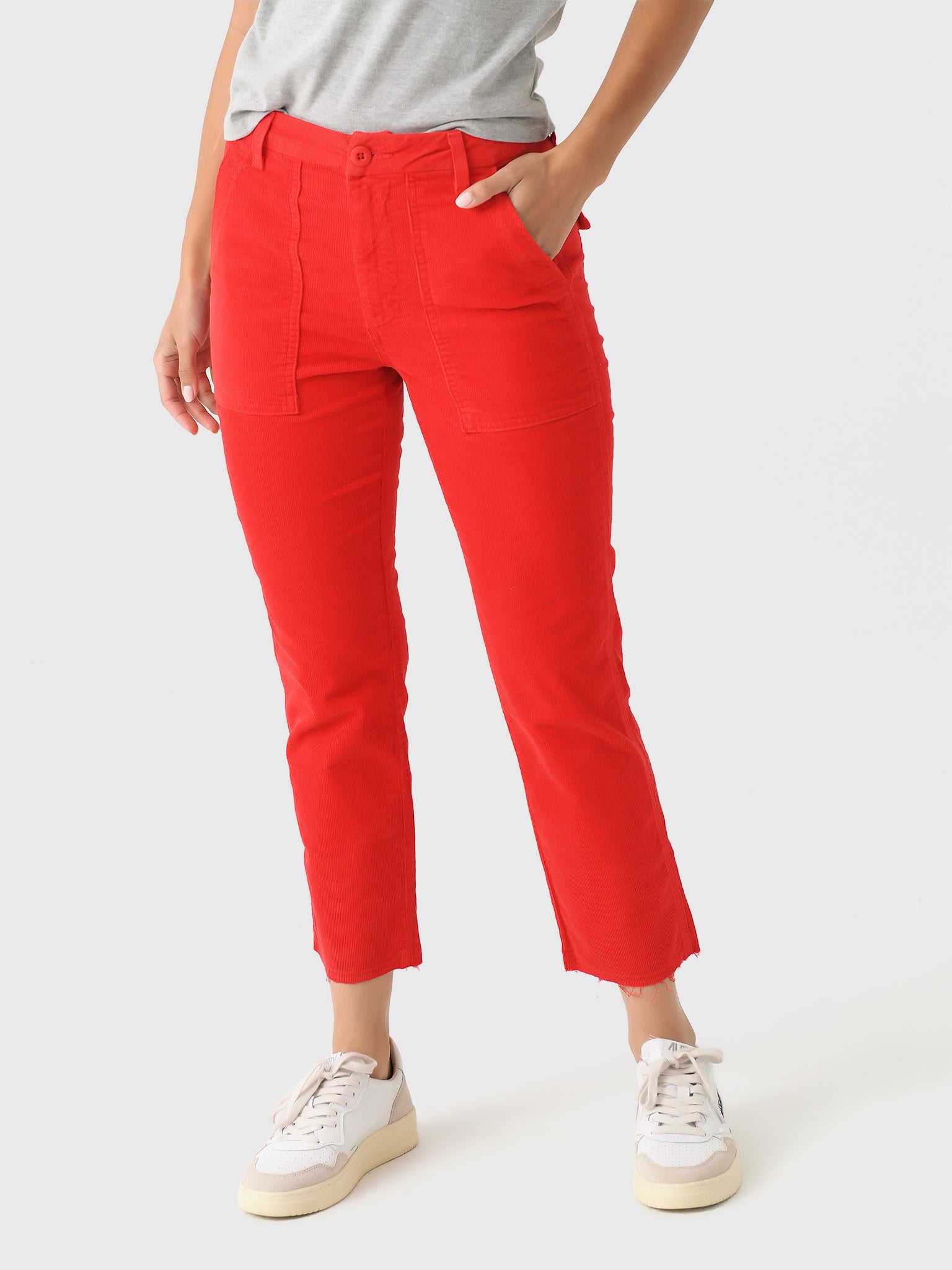 AMO Women's Corduroy Easy Army Trouser - Saint Bernard