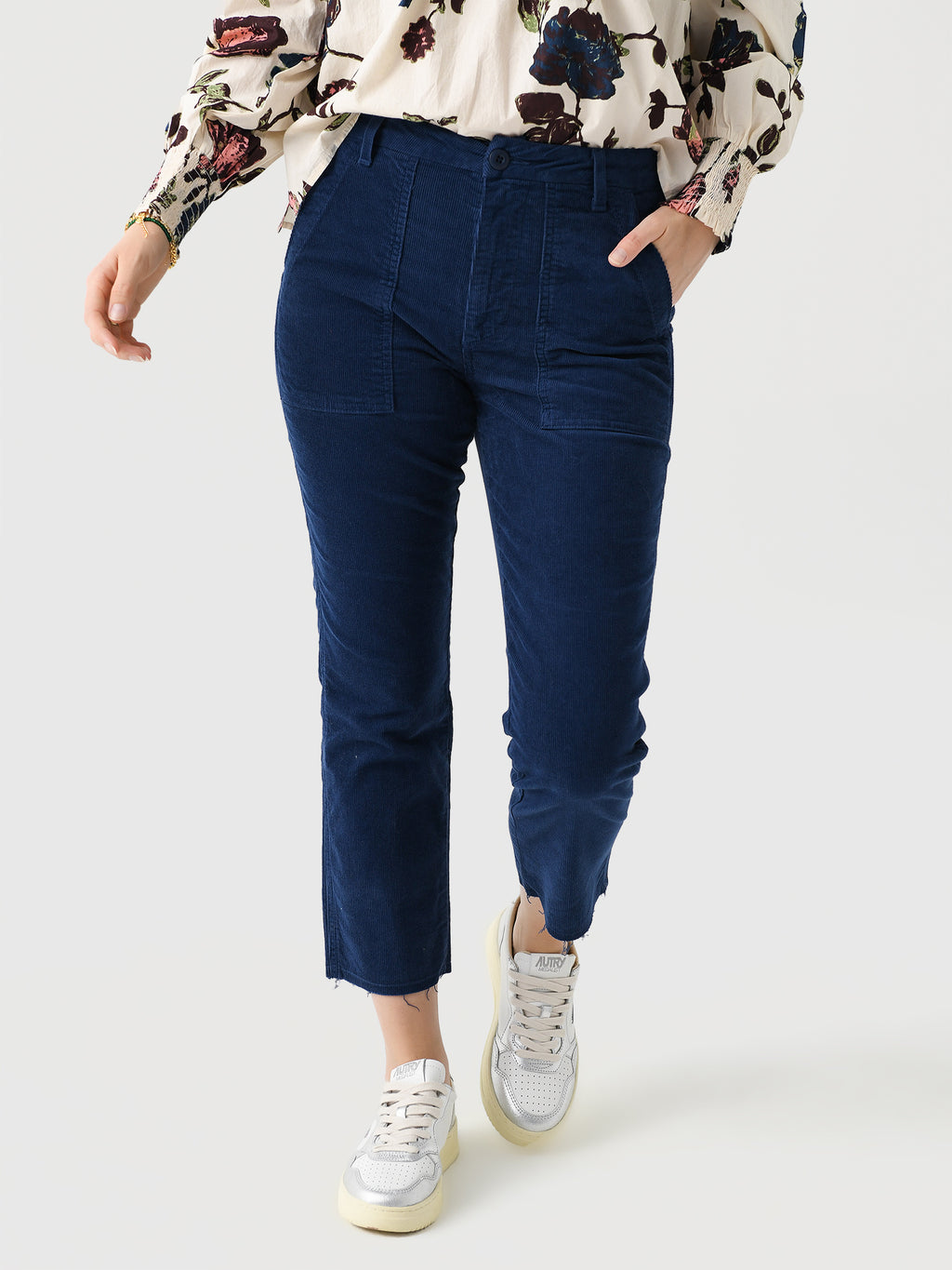 AMO Women's Corduroy Easy Army Trouser - Saint Bernard