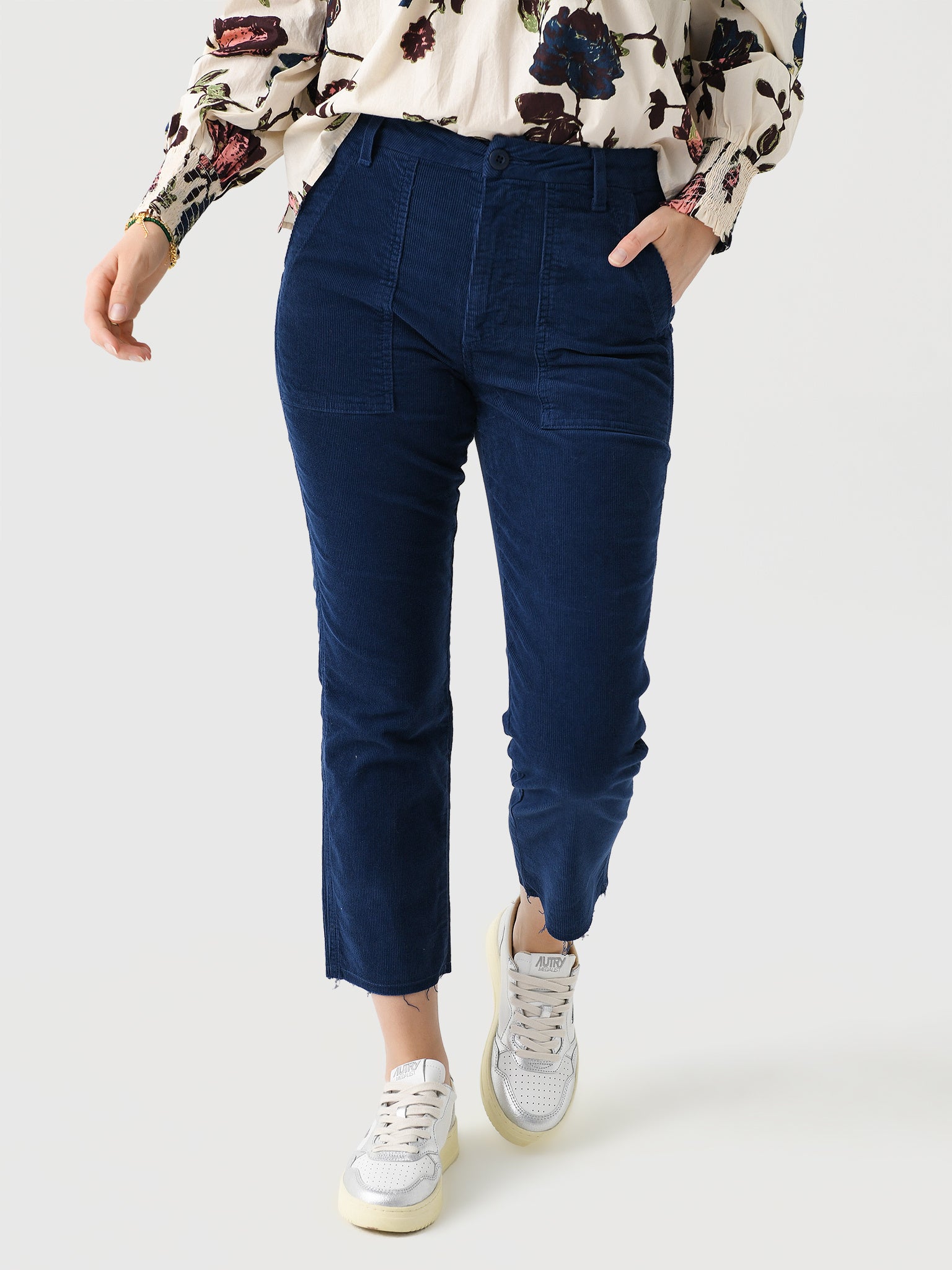 AMO Women's Corduroy Easy Army Trouser - Saint Bernard