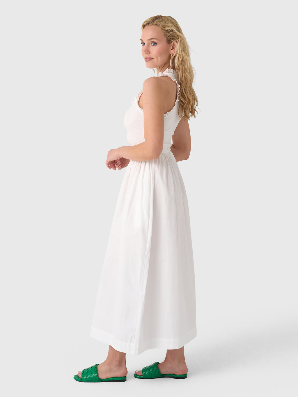 Roame Women's Lucy Rib Maxi Dress - Saint Bernard