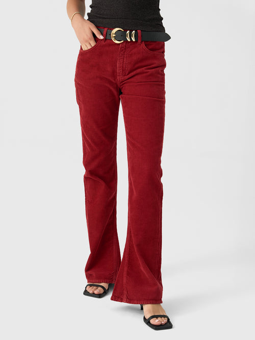 Agolde Women's Kick Boot Corduroy Jean