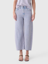Agolde Women's Low Curve Crop Jean - Saint Bernard