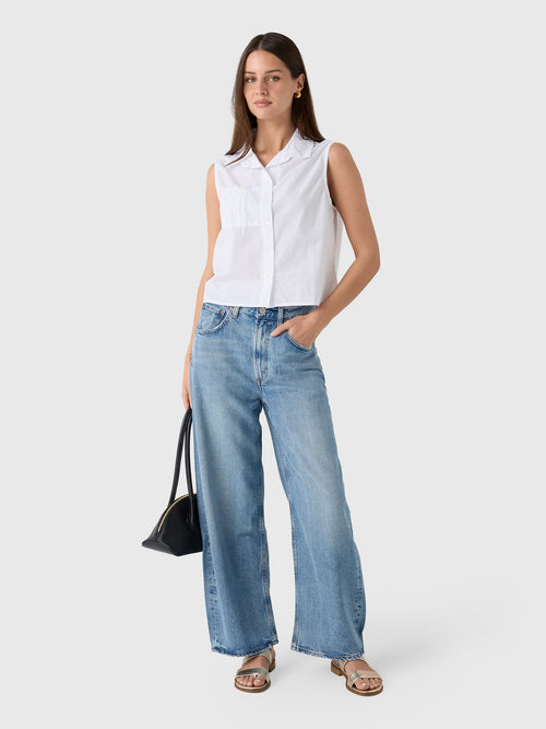 Agolde Women's Low Curve Crop Jean