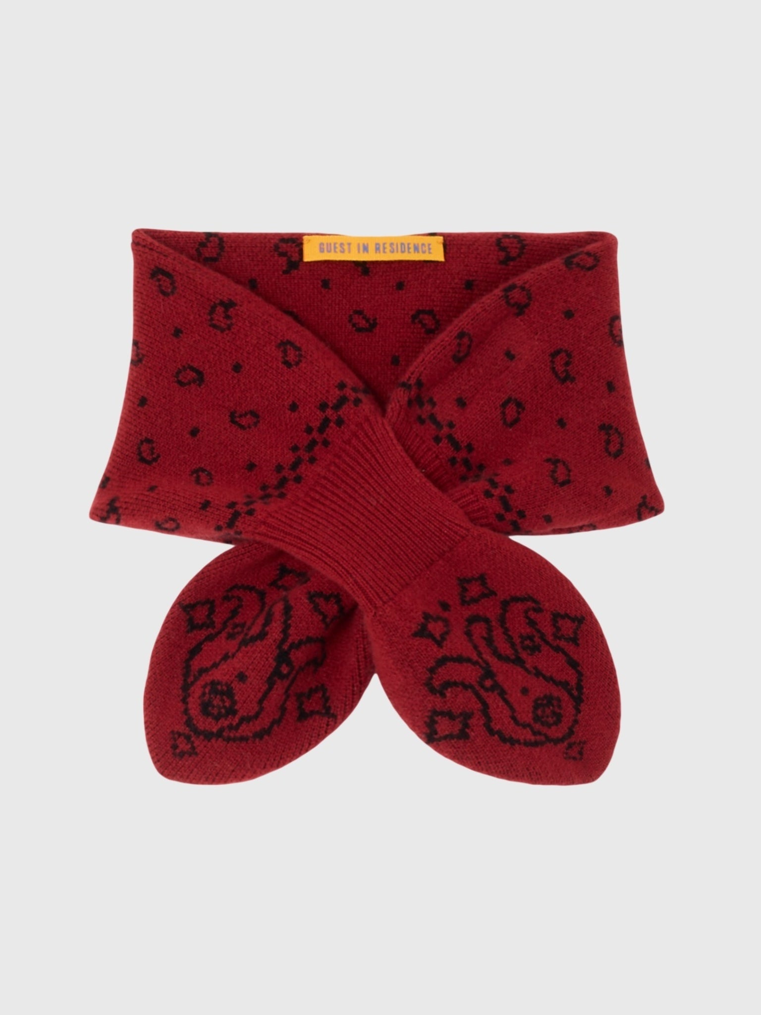 Guest In Residence Bandana Bowtie Scarf - Saint Bernard