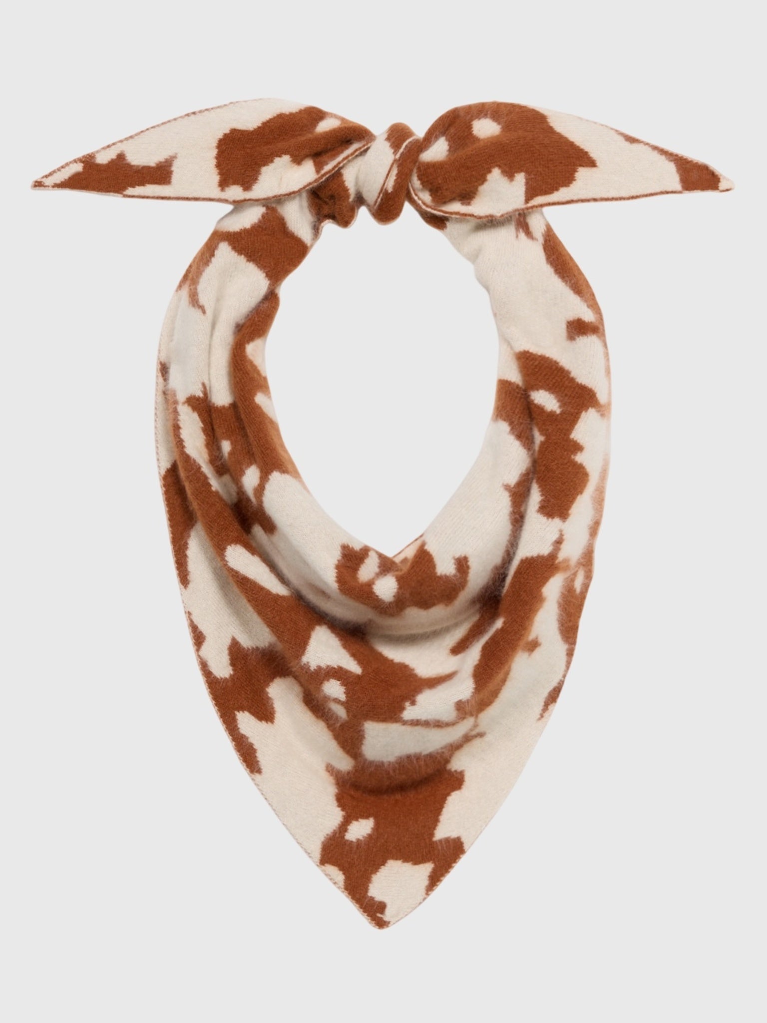 Guest In Residence Grizzly Cowhide Wild Rag Scarf