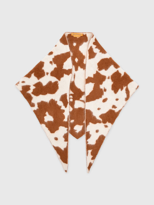 Guest In Residence Grizzly Cowhide Wild Rag Scarf - Saint Bernard